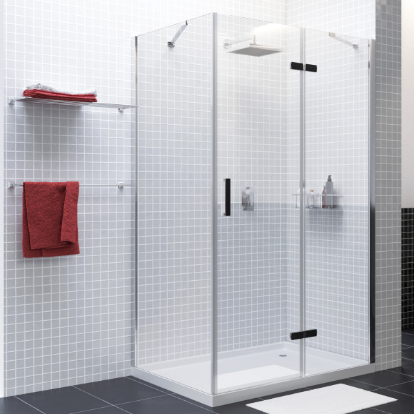 Душевой уголок (120х100) WasserKRAFT Aller 10H10RBLACK